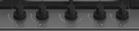 Газовые варочные панели Bertazzoni P905CMODNE